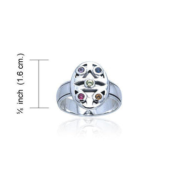 Oval Flower Of TRI208 - Jewelry